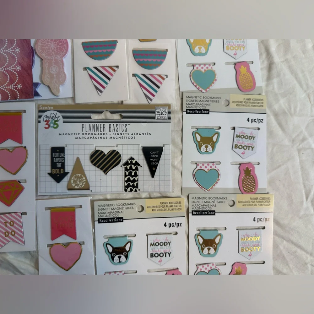 The Happy Planner and Recollections Magnetic Bookmark Planner Accessories